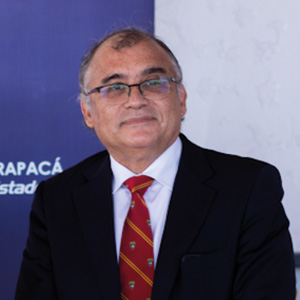 Emilio Rodríguez, rector de al Universidad de Tarapacá